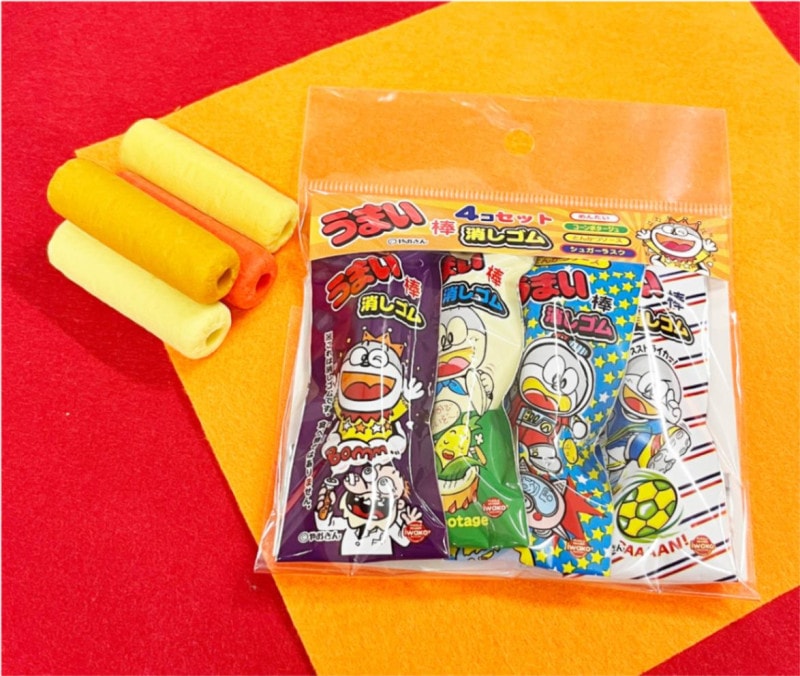 イワコー うまい棒消しゴム 4コセット ER-4UMA01 4991685002358（10セット）