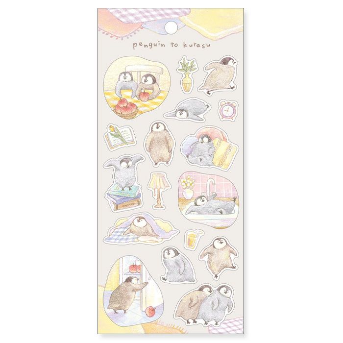 สติกเกอร์คลาส MindWave 81504 เพนกวินกับชีวิต (10 ชุด)