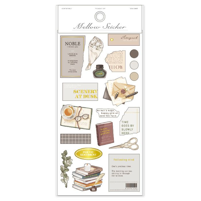 MindWave マインドウェイブ  メローステッカー 81619 stationery （10セット）