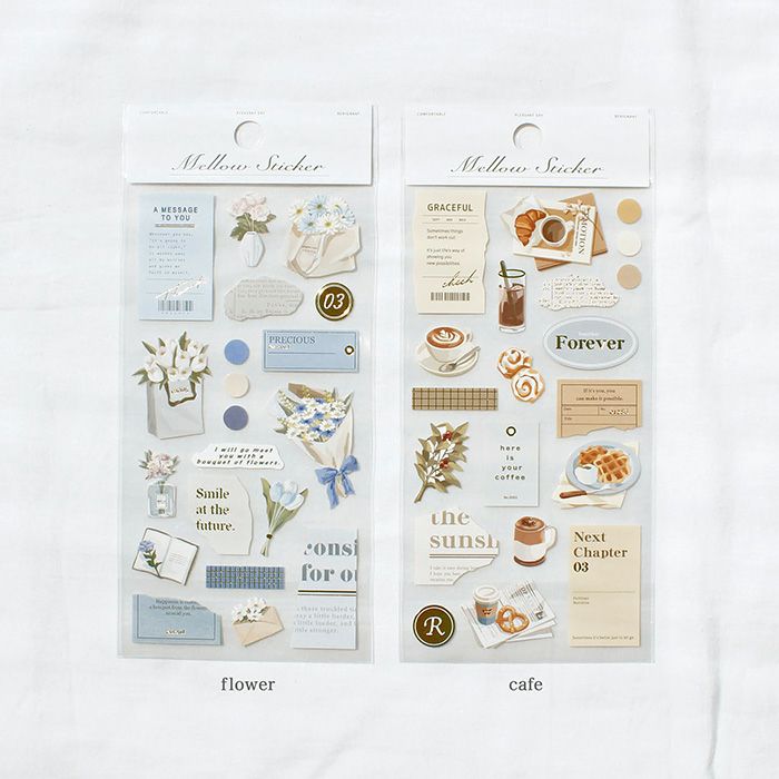 MindWave マインドウェイブ  メローステッカー 81614 flower （10セット）