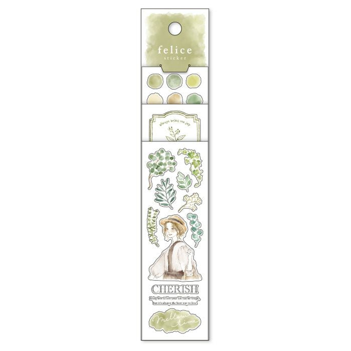 MindWave マインドウェイブ  フェリーチェ ステッカー 81534 grass （10セット）