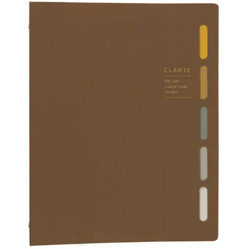 マルマン｜maruman バインダー B5 CLARTE(クラルテ) ブラウン F311-07 4979093311071
