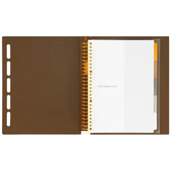 マルマン｜maruman バインダー B5 CLARTE(クラルテ) ブラウン F311-07 4979093311071