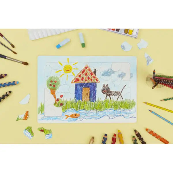 Maruman/SGP525_B4 ปริศนาวาดภาพ กระดาษวาดรูป ธรรมดา 60 ชิ้น/4979093525010 (5 ชุด)