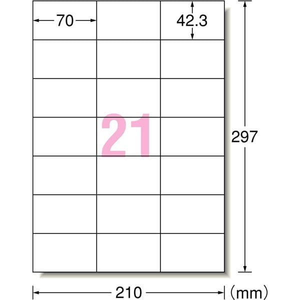 A-one printeretiket 21 sider 28926 4906186289269