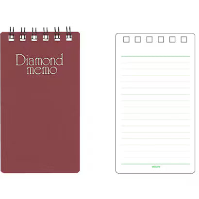 ミドリ デザインフィル DESIGNPHIL ダイヤメモ Ｓ 赤 19001021 4902805113557（10セット）