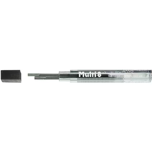 ぺんてる Pentel マルチ8専用替芯 黒芯 2.0mm HB CA2-HB 4902506323637（10セット）