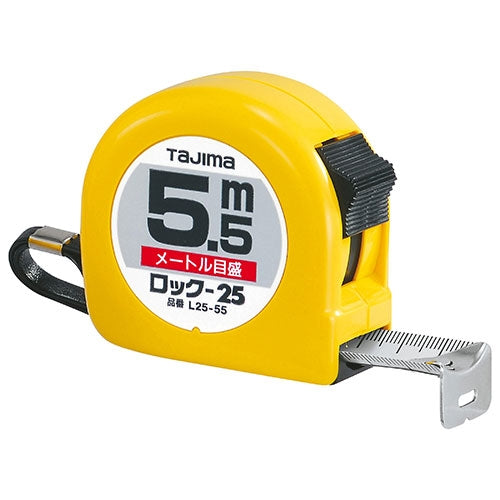 ＴＪＭデザイン ロック式巻尺 25mm×5.5m L25-55BL