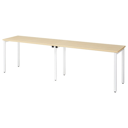 PLUS（プラス）オフィス家具 テーブル MTQ20-2460WD NAダクト付ホワイト　