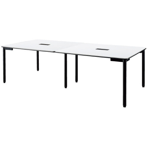 PLUS（プラス）オフィス家具 フリーアドレスデスク HY-2412A ホワイト　