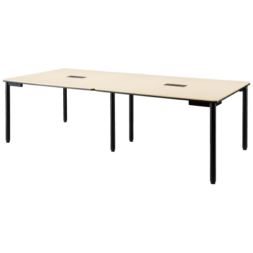 PLUS（プラス）オフィス家具 フリーアドレスデスク HY-2412A ナチュラル　