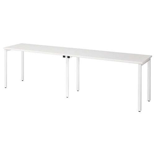 PLUS（プラス）オフィス家具 テーブル MTQ20-2460WD WHダクト付ホワイト　