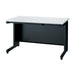 PLUS（プラス）オフィス家具 平机 JS-127H WH/TBK ブラック　