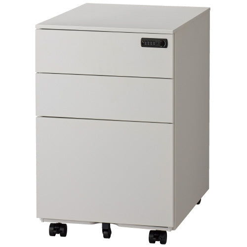 PLUS（プラス）オフィス家具 ワゴン ダイヤル錠 FWGN-DY39 WHDL　4942646076710