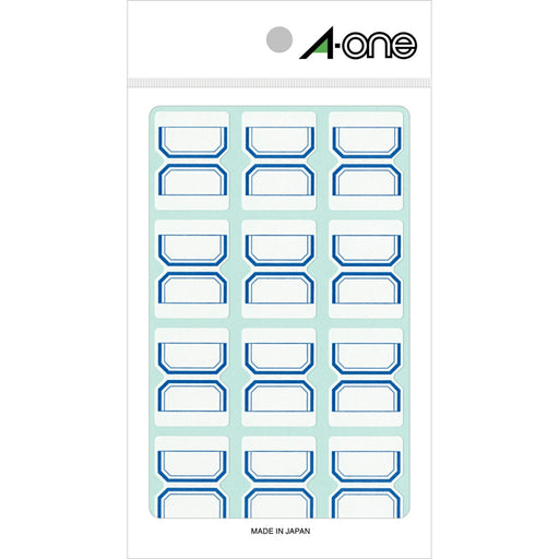 エーワン セルフインデックス 中 青 12面 15シート 04006（10セット）