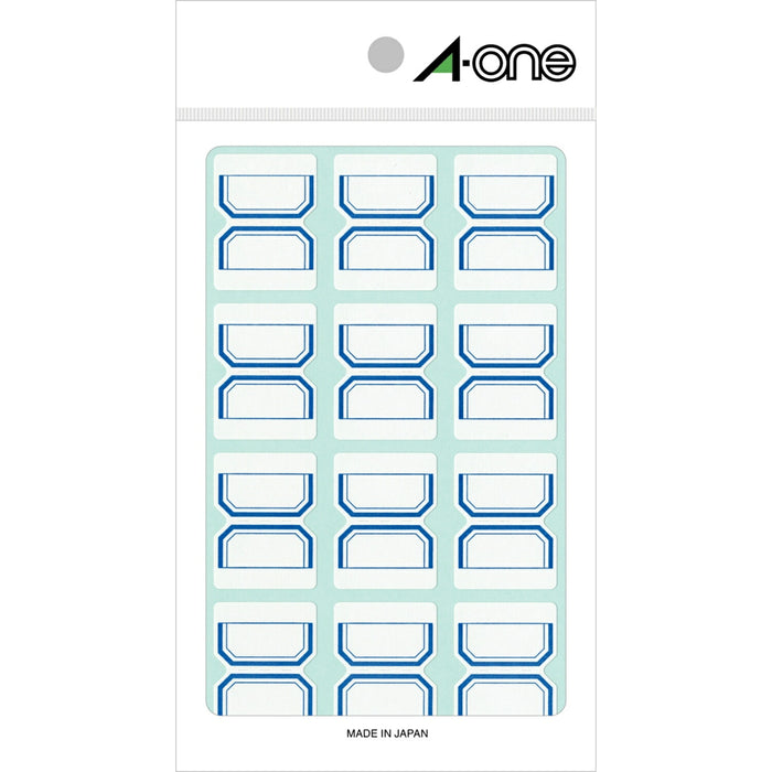 エーワン セルフインデックス 中 青 12面 15シート 04006（10セット）