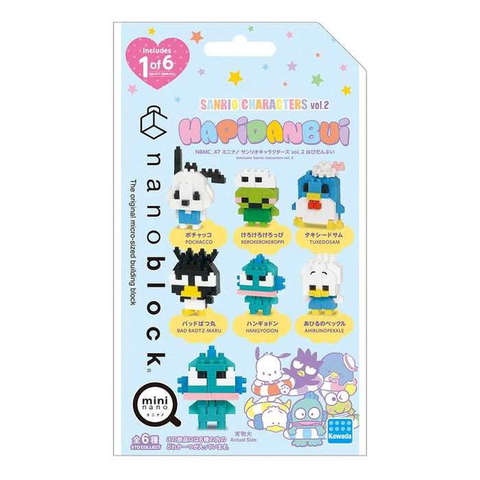 Kawada NBMC_47 Nanoblock Mini Nano Sanrio Characters vol.2 Hapidanbui 4972825225219