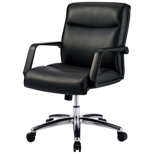 PLUS（プラス）オフィス家具 役員イス KB-MA082NL BK ローバック　