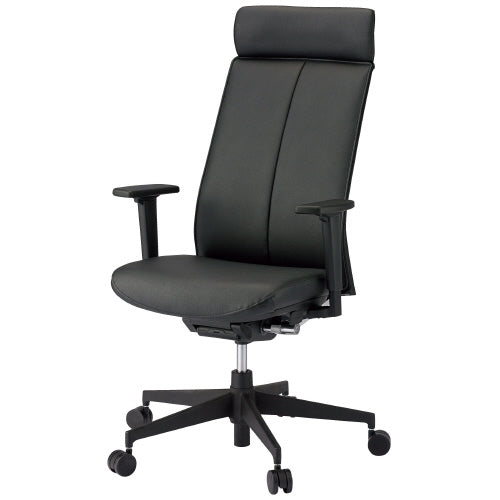 PLUS（プラス）オフィス家具 役員イス AC-G200V ブラック　