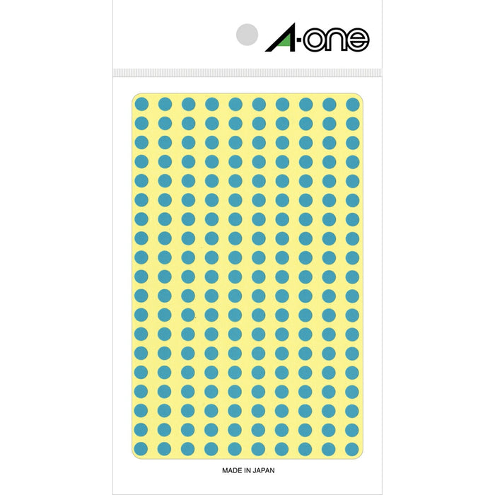 エーワン カラーラベル 空 丸型 5mm 9シート 07066（10セット）