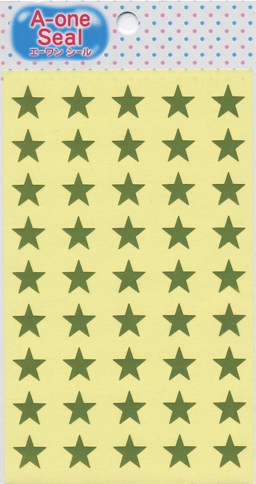 エーワン A-one エーワンシール 星型 小 金 45片 1シート 08404（10セット）