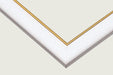 Painel Beverly Wooden Gold Mall 10-D Branco 4977524220183