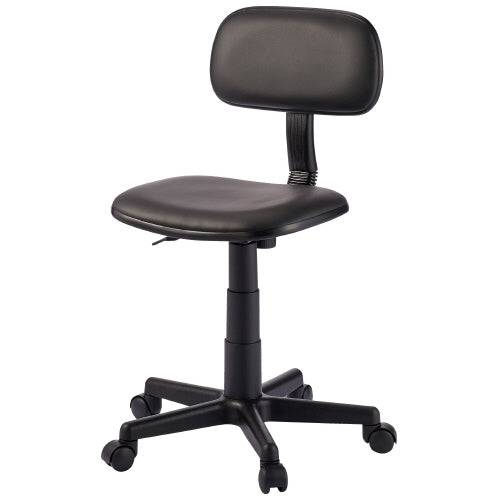 PLUS（プラス）オフィス家具 ★事務イス C607 PVC ブラック　