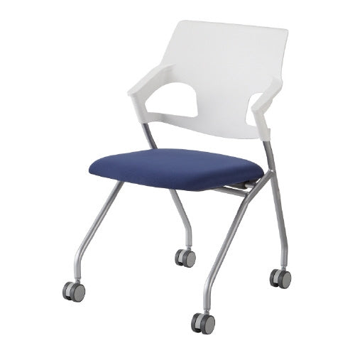 PLUS（プラス）オフィス家具 会議イス JCX-WNV ネイビー　