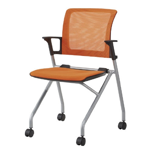 PLUS（プラス）オフィス家具 会議イス JMC-2 OR オレンジ　4942646074891