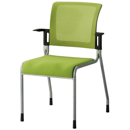 PLUS（プラス）オフィス家具 会議イス MC-4 GR 固定脚　