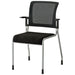 PLUS（プラス）オフィス家具 会議イス MC-4 BK 固定脚　