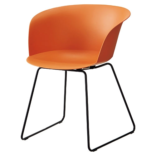 PLUS（プラス）オフィス家具 会議イス RCR21J オレンジ　4942646081523
