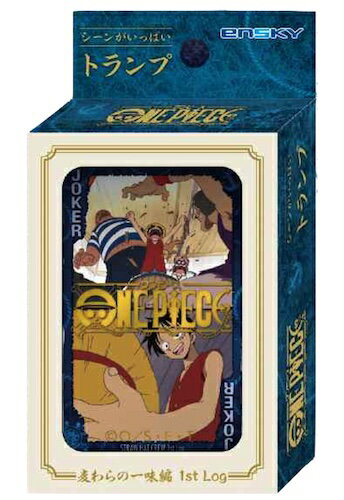 Ensky Scenes Muitas cartas de baralho Straw Hat Pirates Edition 1º registro 4970381803377