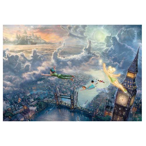 Tenyo D-1000-031 Tinker Bell e Peter Pan voam para a terra do nunca 4905823940310