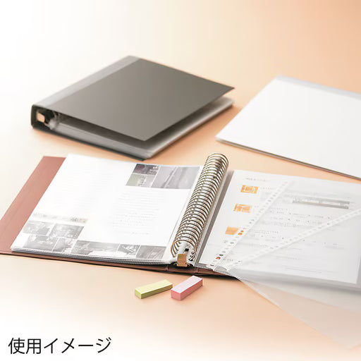 マルマン メタルバインダー ダブロック ファイル A4 30穴 背幅44mm レッド F949R-01