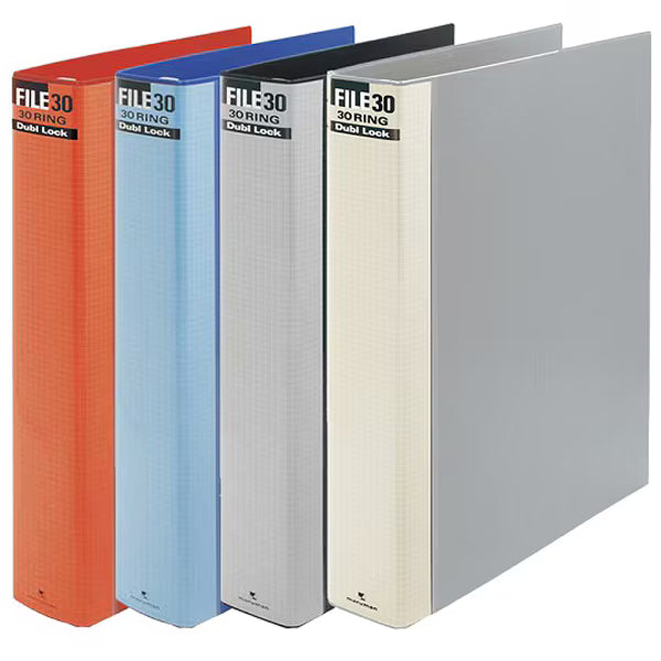 マルマン メタルバインダー ダブロック ファイル A4 30穴 背幅44mm レッド F949R-01