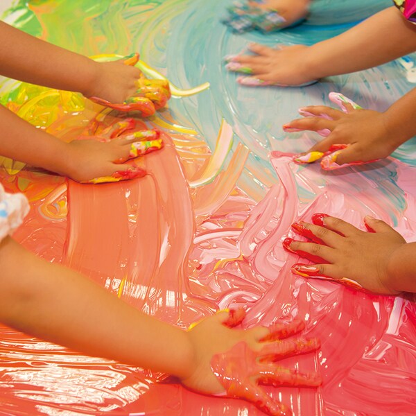 ぺんてる Pentel 水彩えのぐ ゆびえのぐ むらさき WHGT13 4902506326232