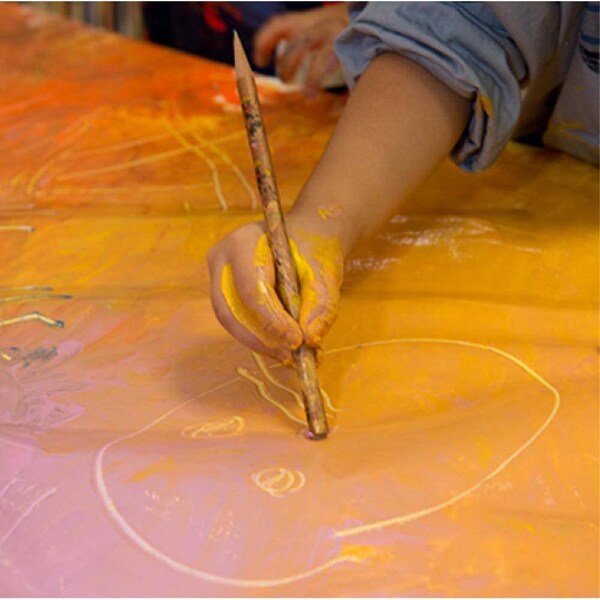 ぺんてる Pentel 水彩えのぐ ゆびえのぐ ももいろ WHGT15 4902506326249