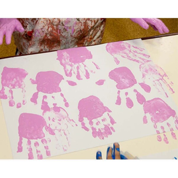 ぺんてる Pentel 水彩えのぐ ゆびえのぐ ももいろ WHGT15 4902506326249