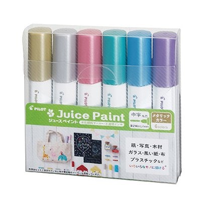Pilot PILOT Marker Juice Maling Medium Point 6 Farve Sæt Metallic SJP120MN-6CM