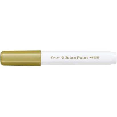 Pilot PILOT 果汁涂料水性颜料记号笔金属色超细金色 SJP-20EF-GD（10 件套）