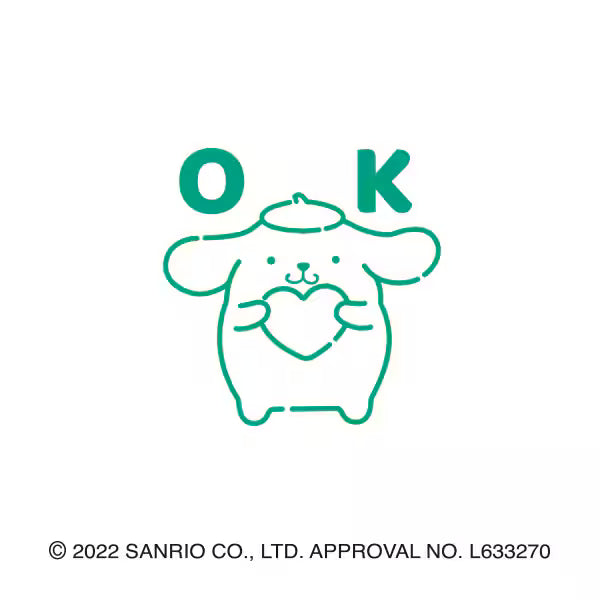 ختم كاو سانريو مينيبون للأطفال 2410-009 4990212046391 (مجموعة من 10)