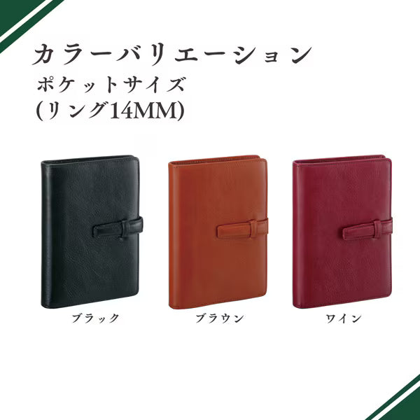 ダ・ヴィンチ Davinci システム手帳 ダヴィンチ（Davinci） スタンダード ポケット 14mm ブラウン DP3008C レイメイ藤井 4902562432335（10セット）