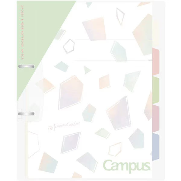 KOKUYO Limited 2 Hole Loose Leaf Binder Mineral Color A4 Pistachio Green Lu-PP158-L4LG 4901480388243