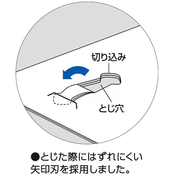 Kokuyo Stapler Needleless Harinax Handy 10 Helaian Pucat Pucat Putih SLN-MSH110PW 4901480396729