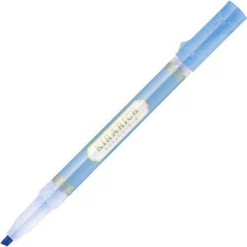 ゼブラ ZEBRA [限定]ラメ入り蛍光ペン キラリッチ コバルトブルー WKS18-COBL 4901681415915（10セット）