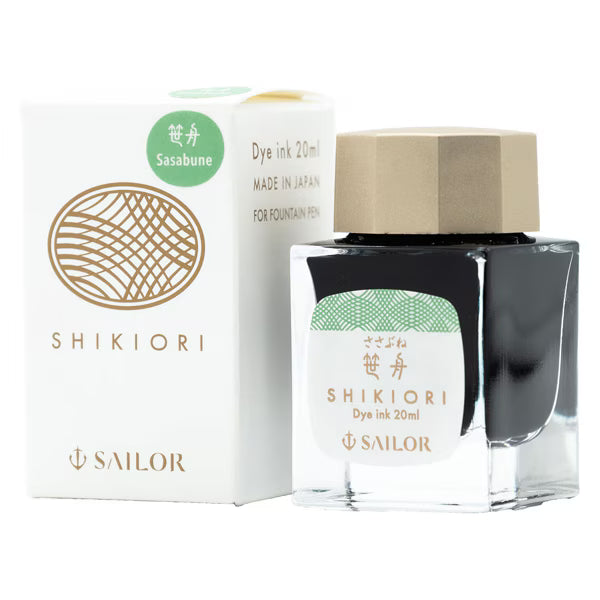 セーラー万年筆 SHIKIORI ー四季織ー 草遊び 万年筆用ボトルインク 20ml 笹舟（ささぶね） 131008234 4901680673415
