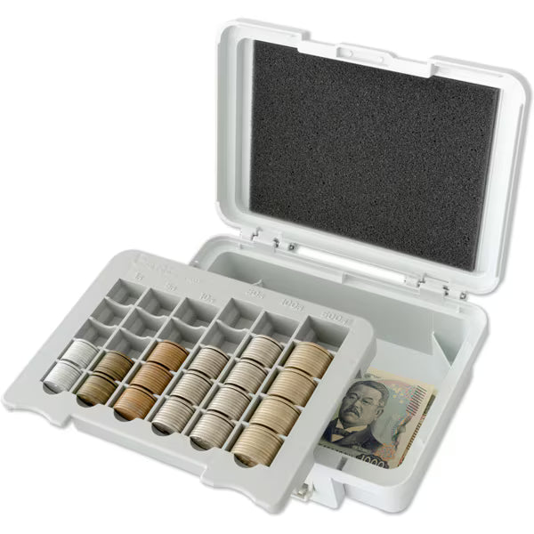 カール CARL そとレジ ポータブルキャッシュケース ホワイト CX-003-W 4971760002978