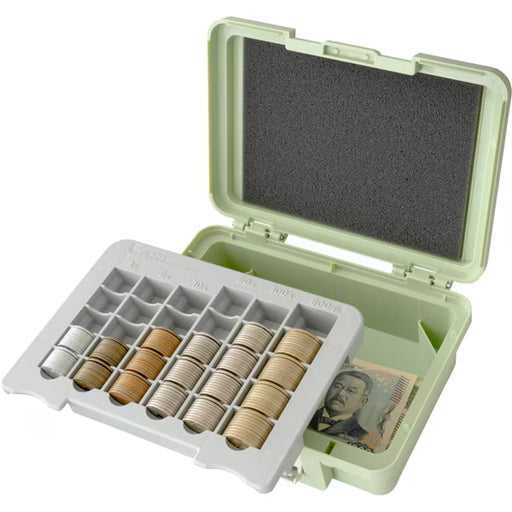 カール CARL そとレジ ポータブルキャッシュケース ライトグリーン CX-003-U 4971760002961