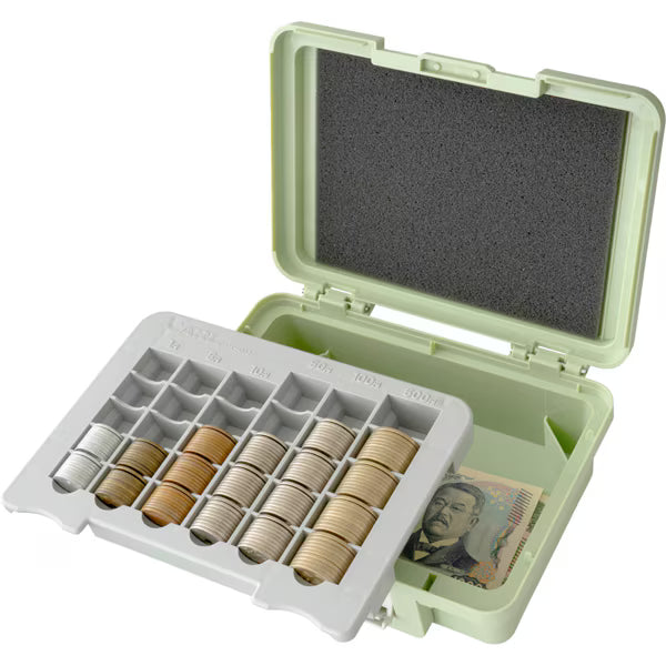 カール CARL そとレジ ポータブルキャッシュケース ライトグリーン CX-003-U 4971760002961